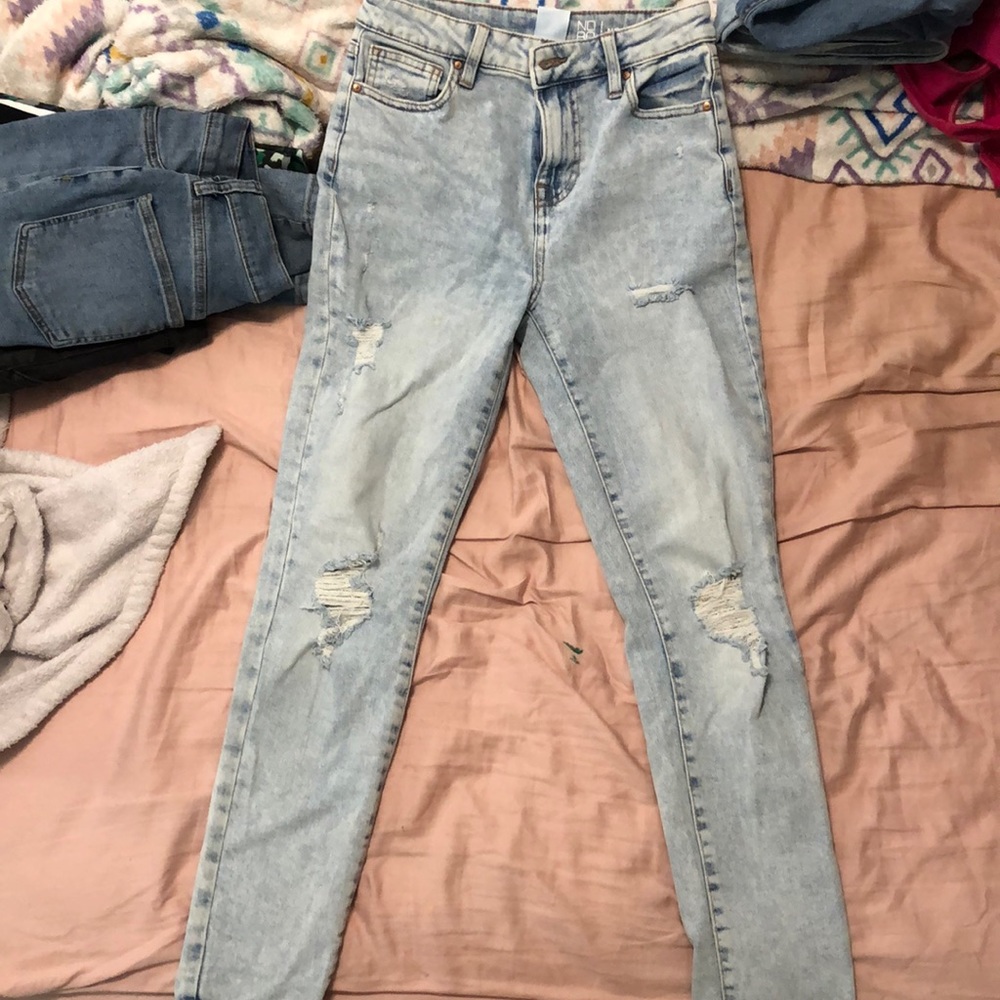 No Boundaries Light Wash Jeans Size 1 👖